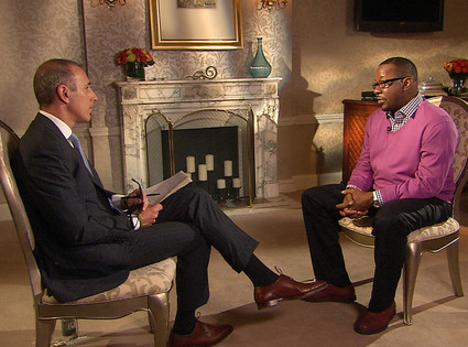 Matt Lauer, Bobby Brown, The Today Show Matt Lauer, Bobby Brown, The Today Show
